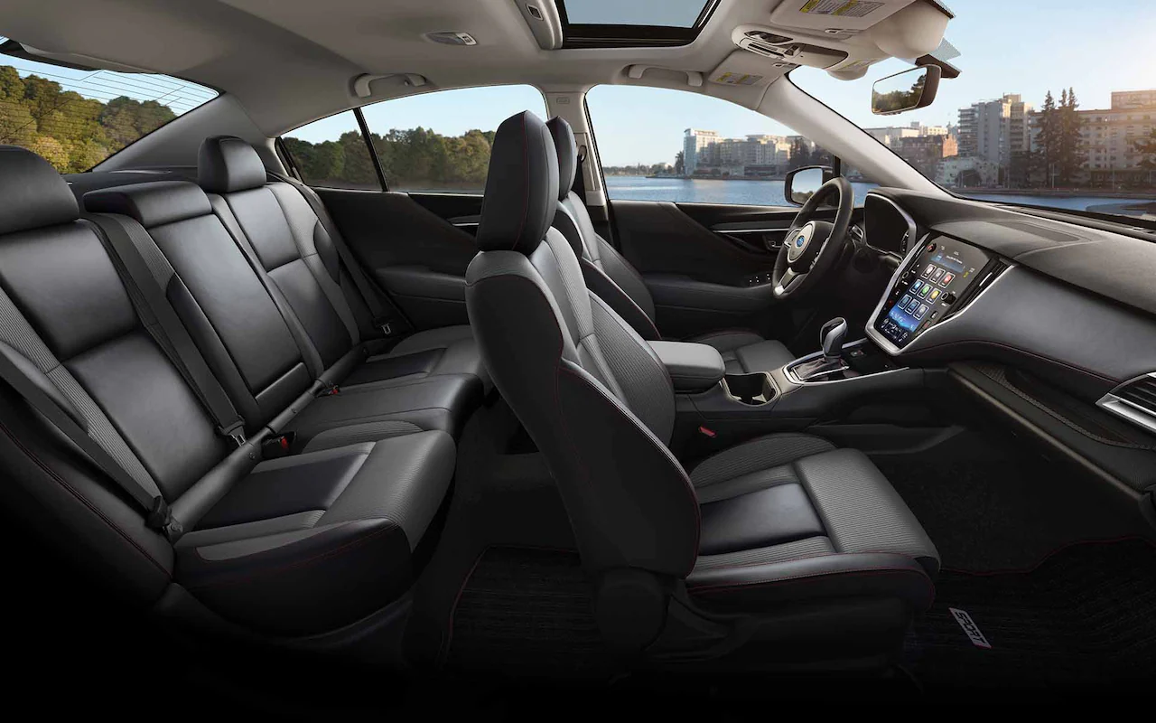 2022 Subaru Legacy Sport with Two-Tone Gray Cloth interior.